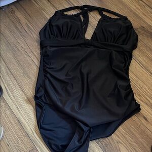 Elegant Black One-Piece Swimsuit  3/$80